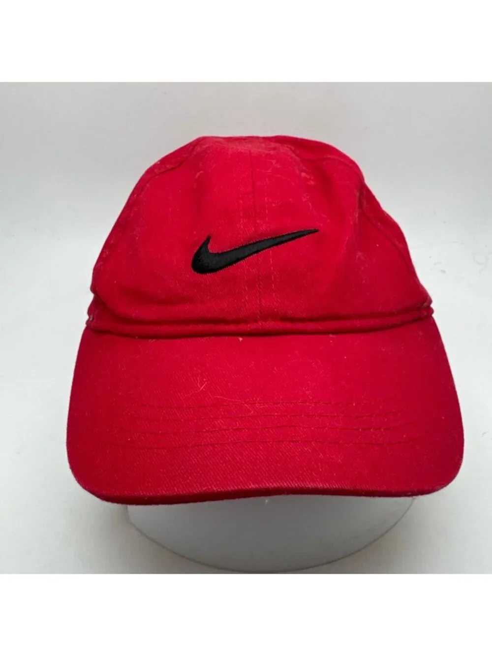 Nike Toddler Boys Red Baseball Cap Hat Adjustable Embroidered Swoosh Logo